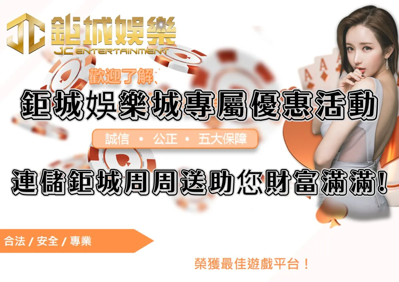 鉅城娛樂城專屬優惠活動!財富匯「鉅」「城」摯邀請、連儲鉅城周周送!